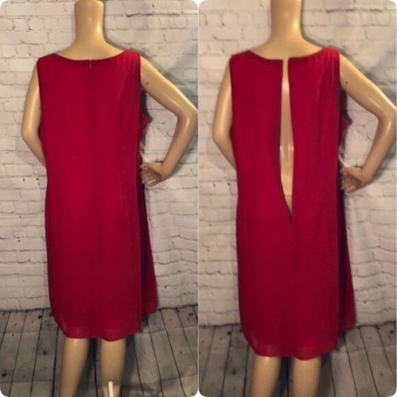 Vintage 80s/90s Another Time Sleeveless Dress & Matching Short Sleeve Jacket 16 - Picture 7 of 10